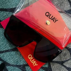Quay Nightfall Polarized Oversized Sunglasses